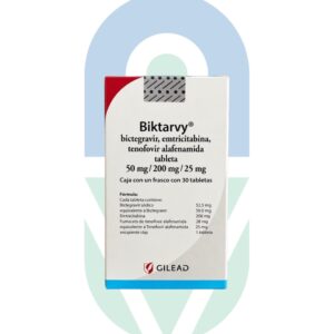 BIKTARVY 50MG/200MG/25MG C/30 TABS